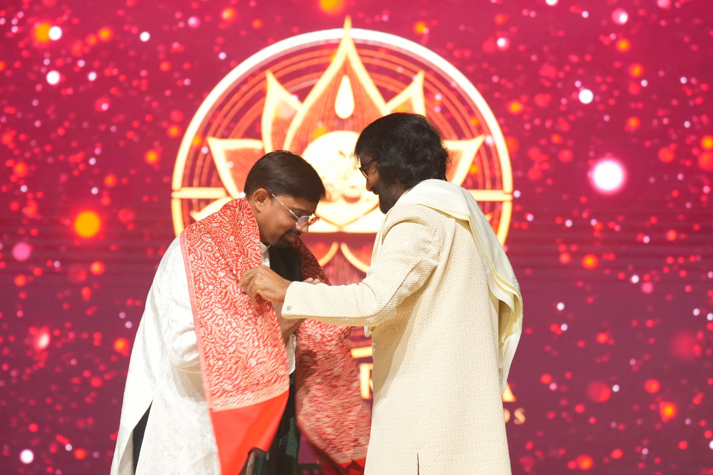 Felicitation by Guruji